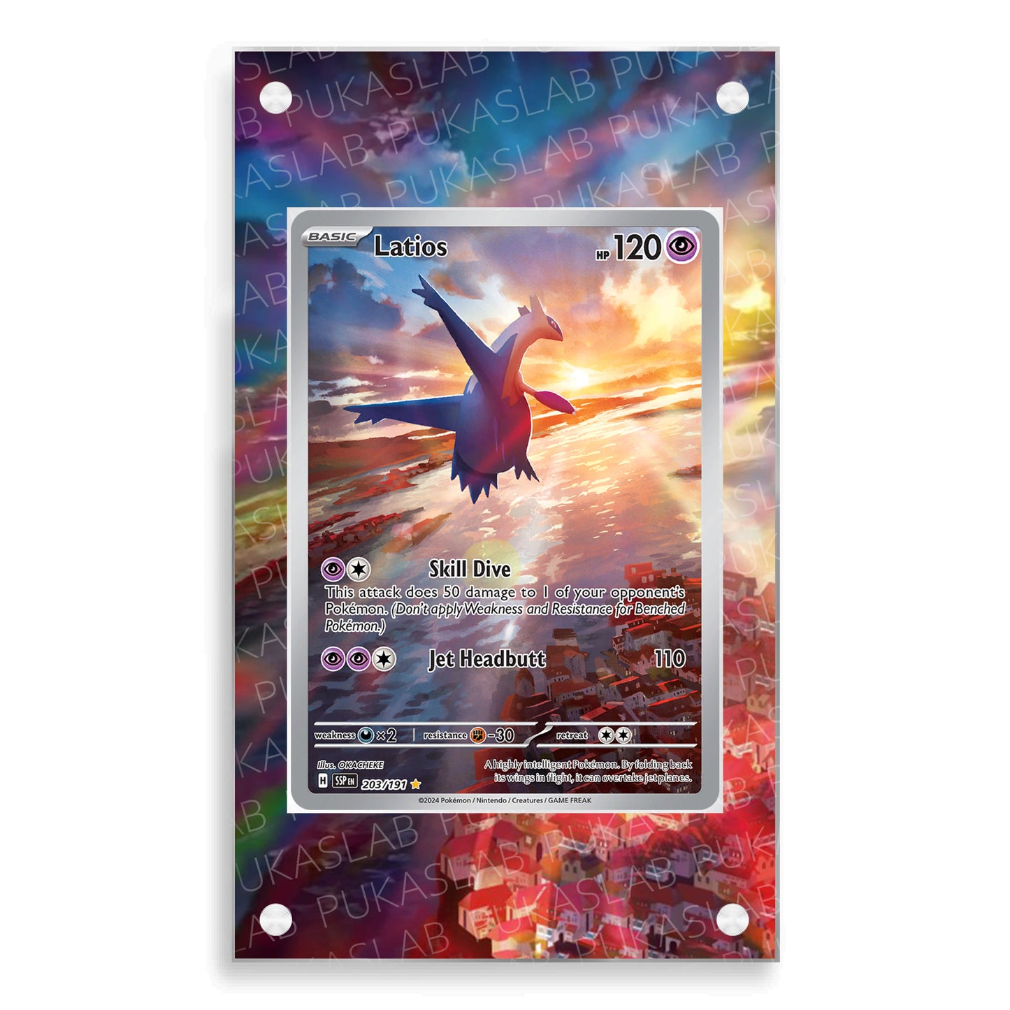 Latios 203/191 Magnetic Case - Pokemon Extended Art Case