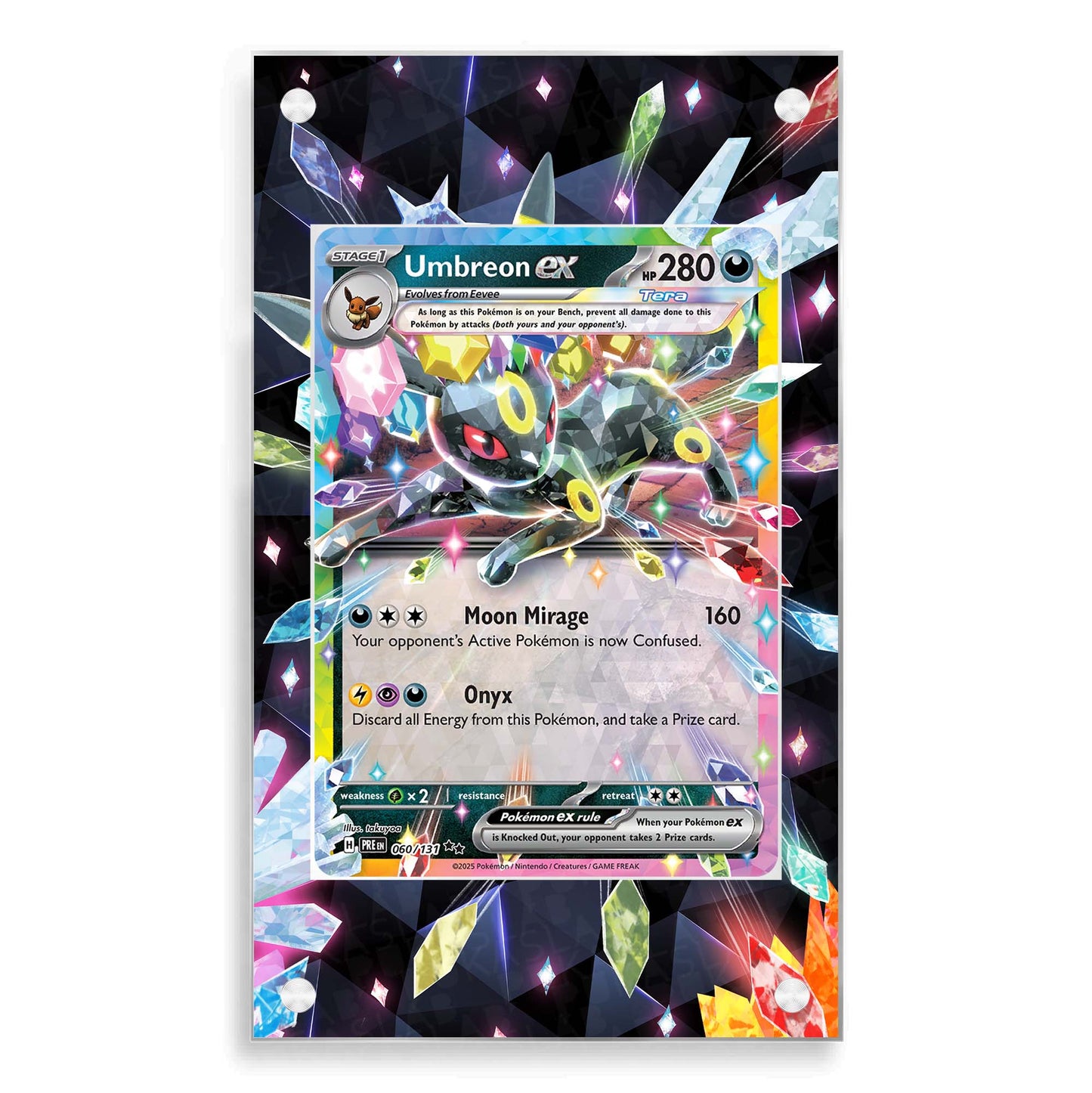 Umbreon Ex 060/131 Magnetic Case - Pokemon Extended Art Case