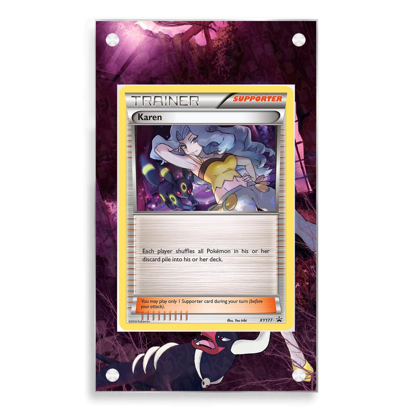 Karen  XY177 Magnetic Case - Pokemon Extended Art Case