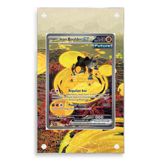 Iron Boulder EX 207/162 Magnetic Case - Pokemon Extended Art Case