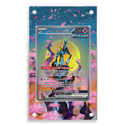 Iron Crown EX 206/162 Magnetic Case - Pokemon Extended Art Case