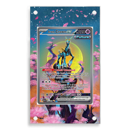 Iron Crown EX 206/162 Magnetic Case - Pokemon Extended Art Case