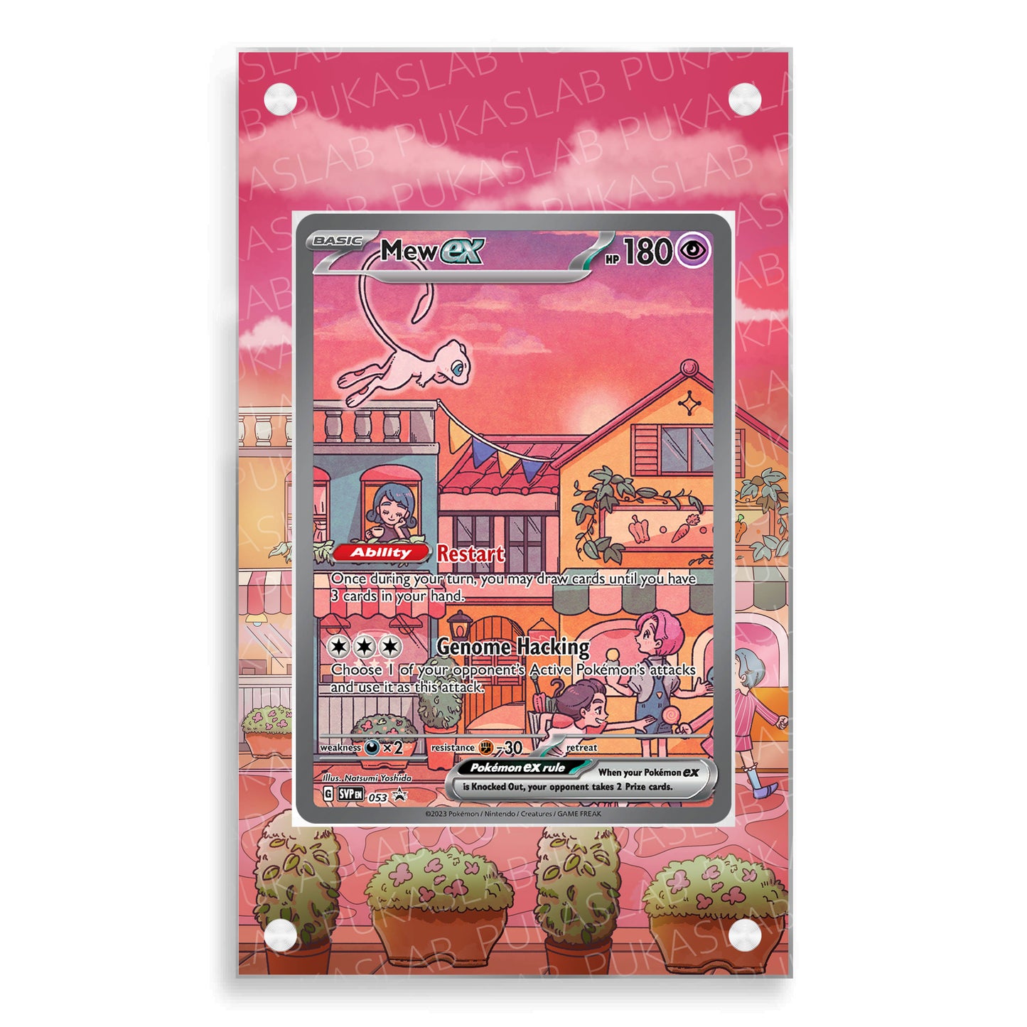 Mew Ex 053 Magnetic Case - Pokemon Extended Art Case