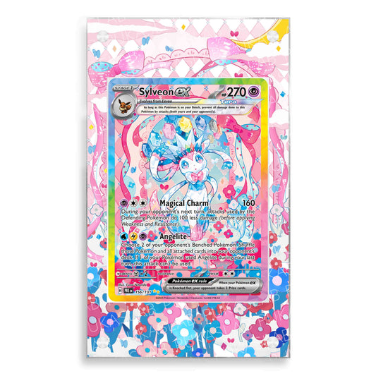 Sylveon EX 156/131 Magnetic Case - Pokemon Extended Art Case