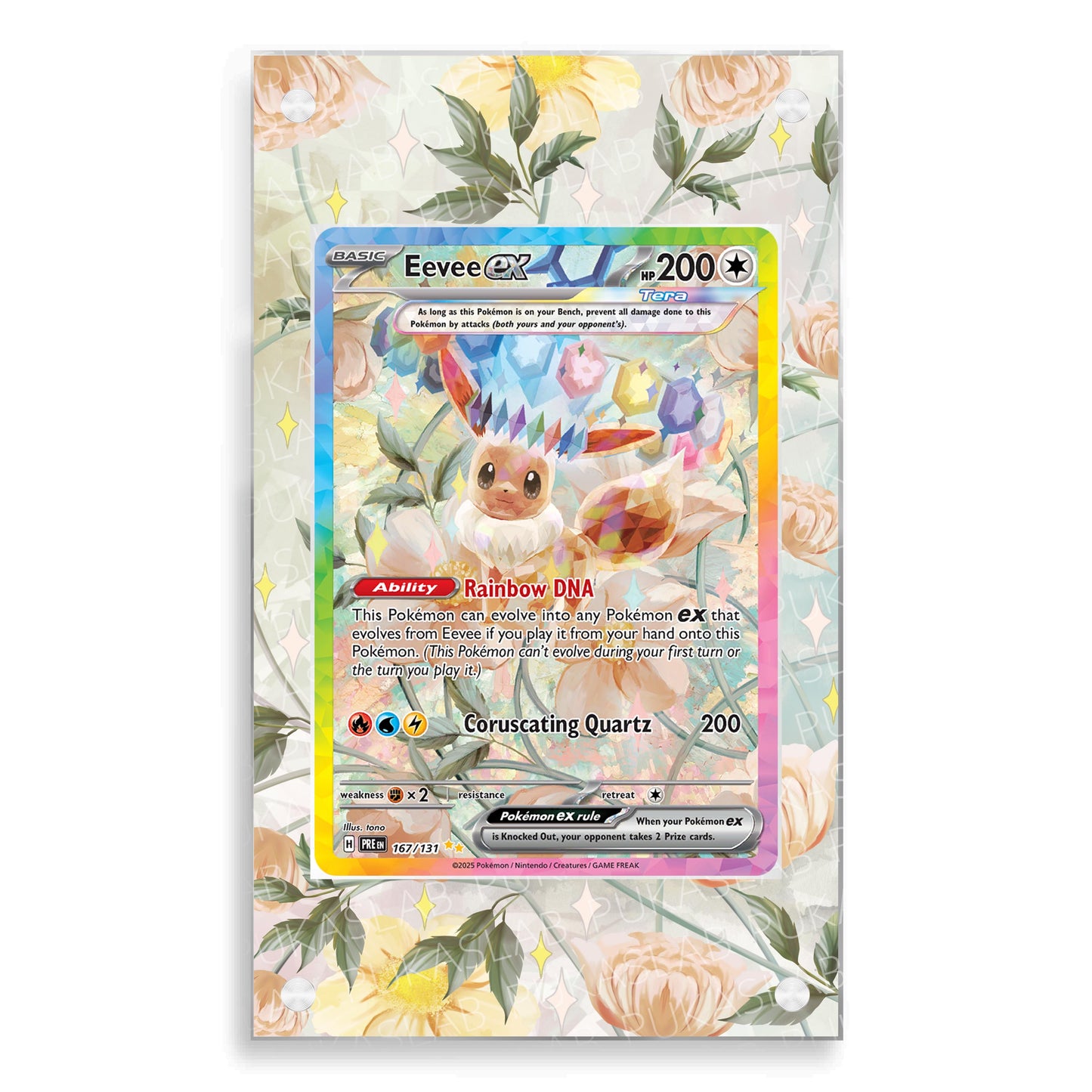 Eevee EX 167/131 Magnetic Case - Pokemon Extended Art Case