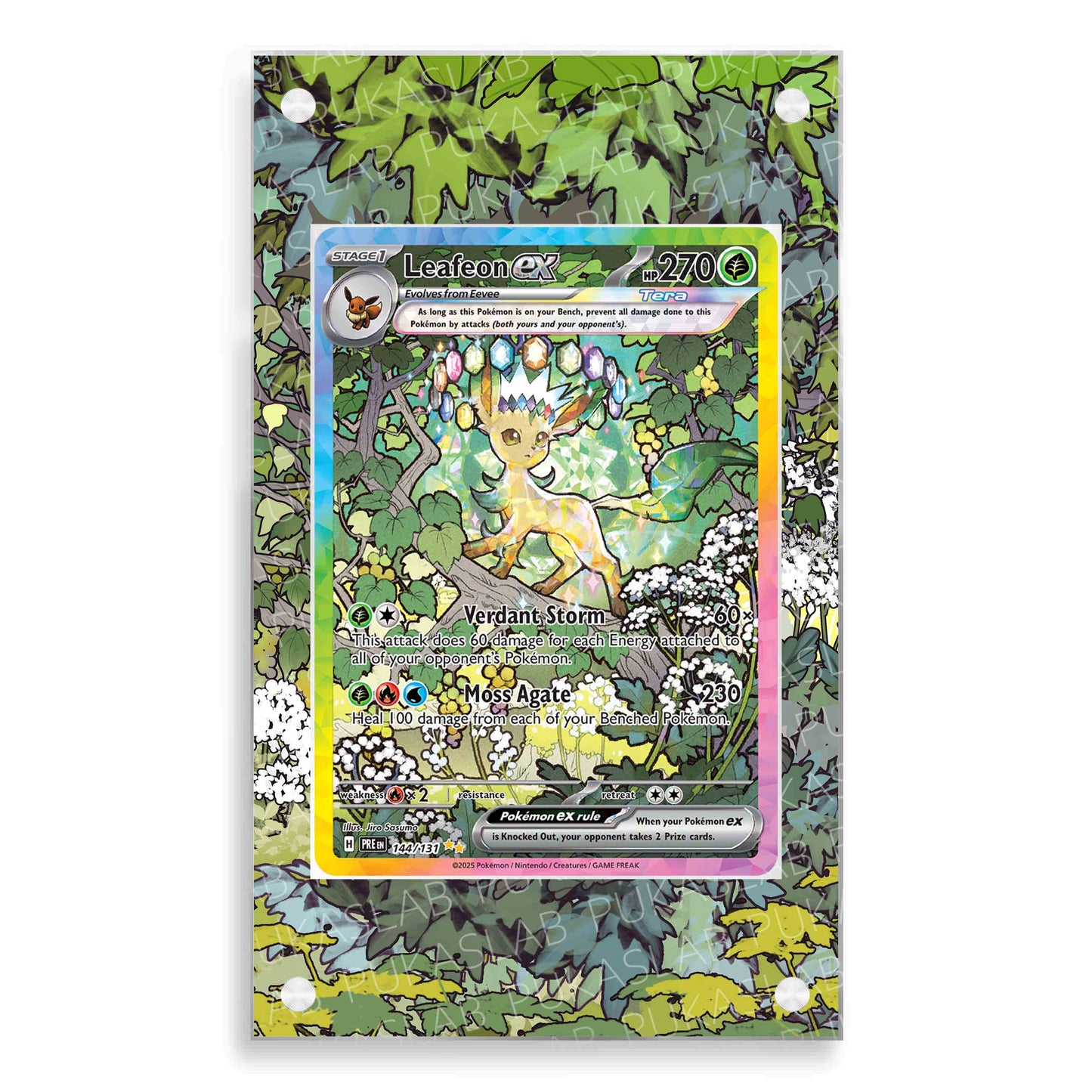 Leafeon EX 144/131 Magnetic Case - Pokemon Extended Art Case