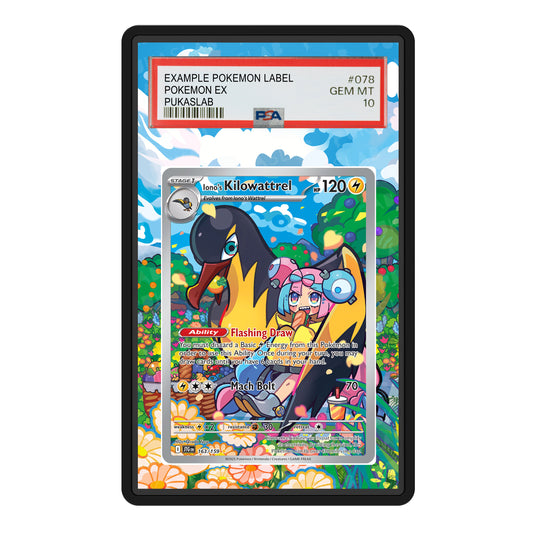 Iono'S Kilowattrel 163/159 Psa Slab Extended Art - Pukaslab