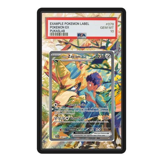 Hop'S Zacian 186/159 Psa Slab Extended Art - Pukaslab