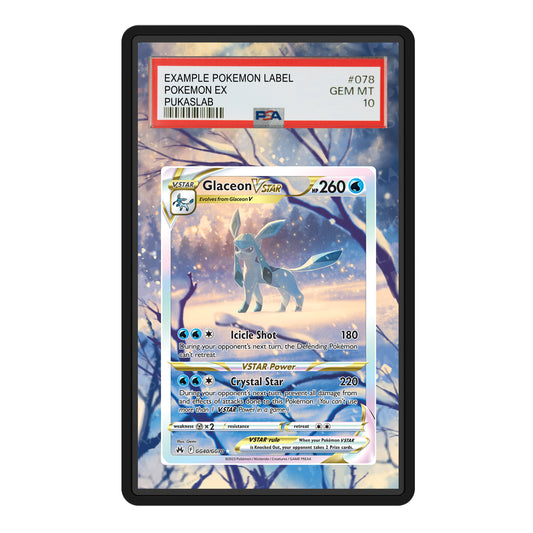 Glaceon Vstar GG40/GG70 Psa Slab Extended Art - Pukaslab