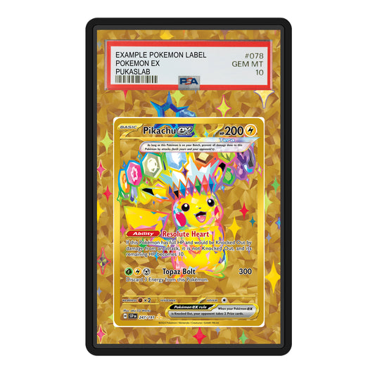 Pikachu Ex 247/191 Psa Slab Extended Art - Pukaslab