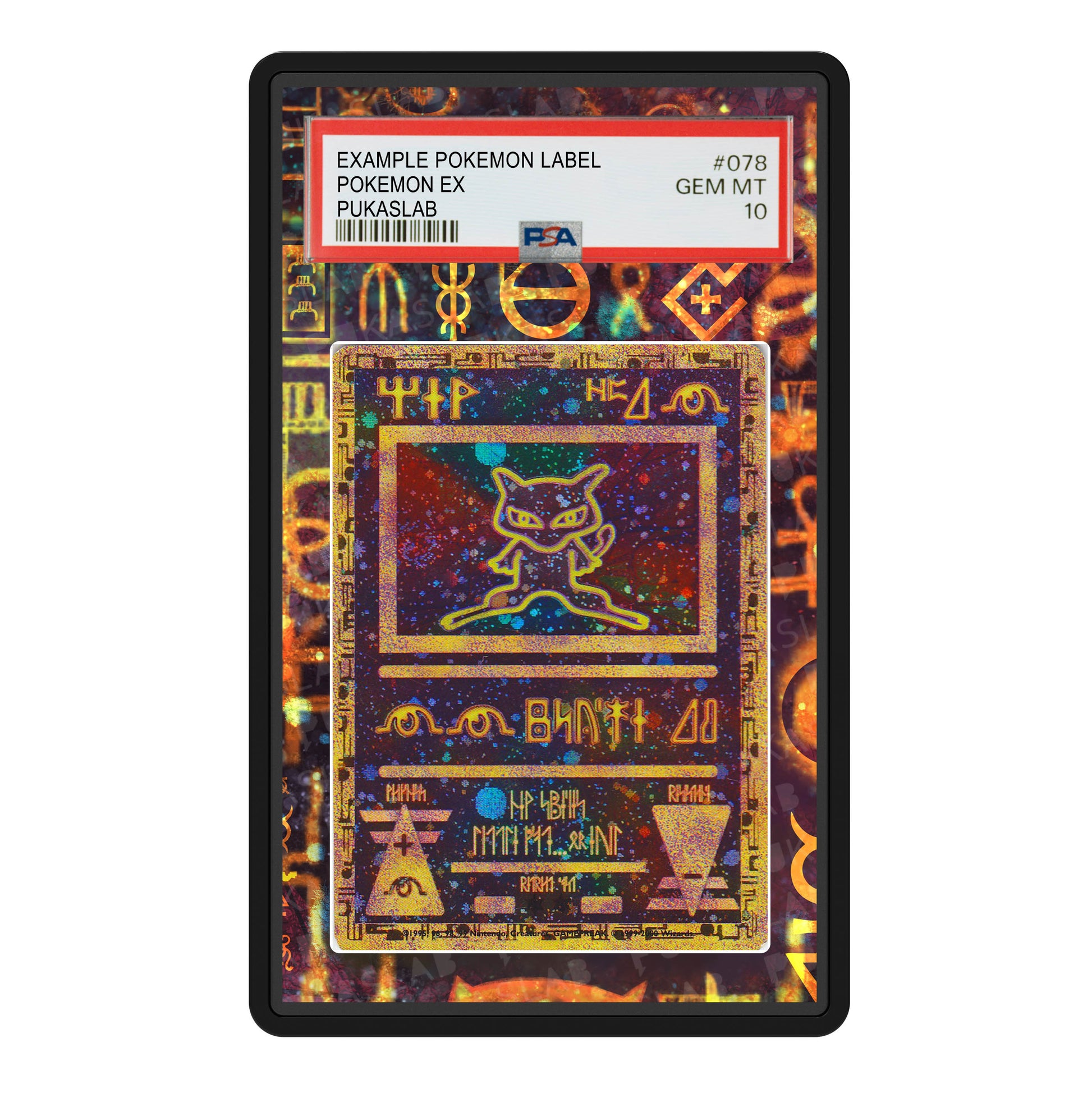 graded mew card Accient Mew PSA Slab Extended Art Aluminum Case – Pokemon Graded Card – PukaSlab