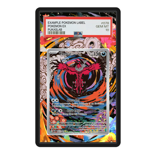 Yveltal 205/182 Psa Slab Extended Art - Pukaslab