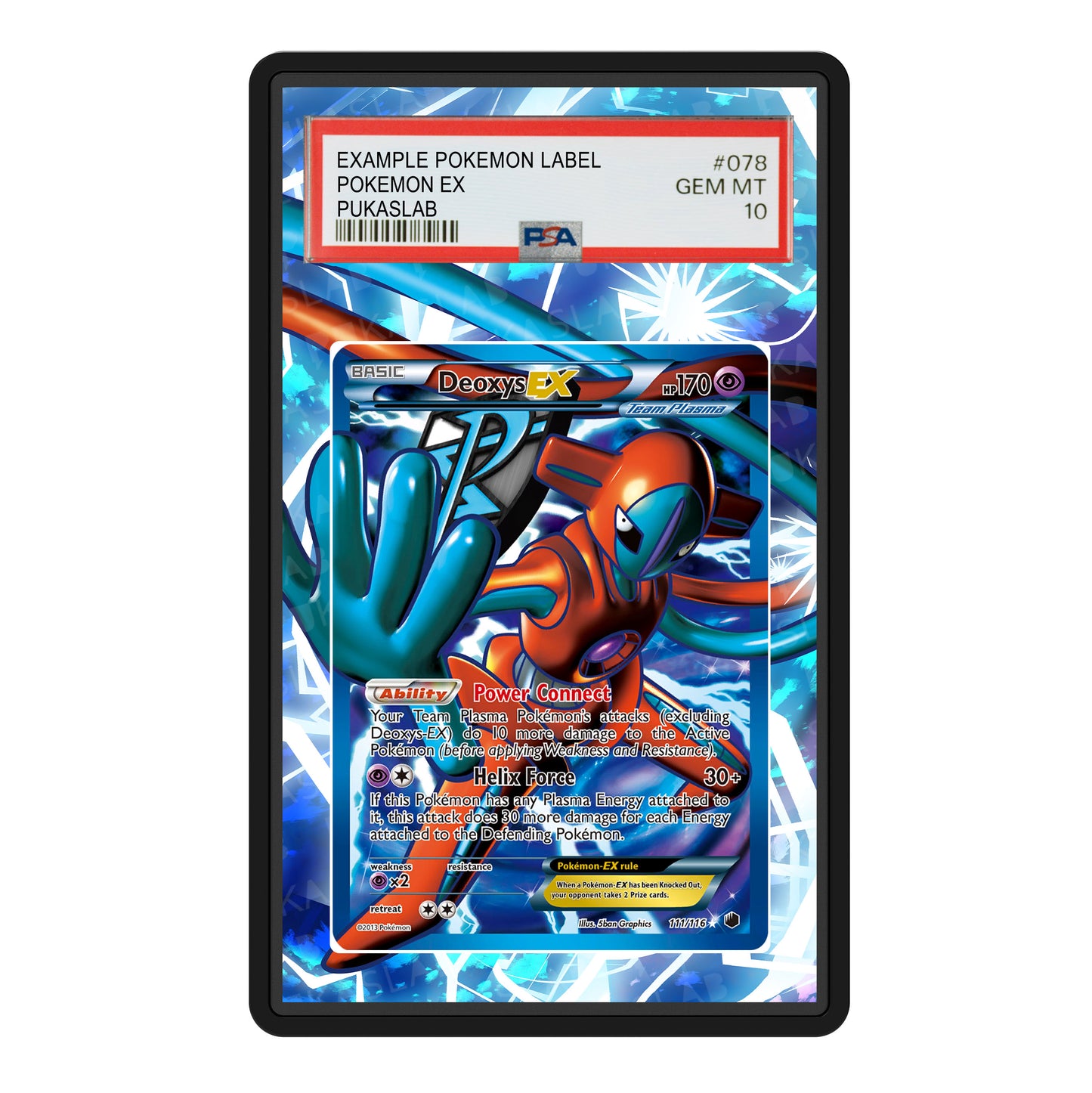Deoxys 111/116 Psa Slab Extended Art - Pukaslab