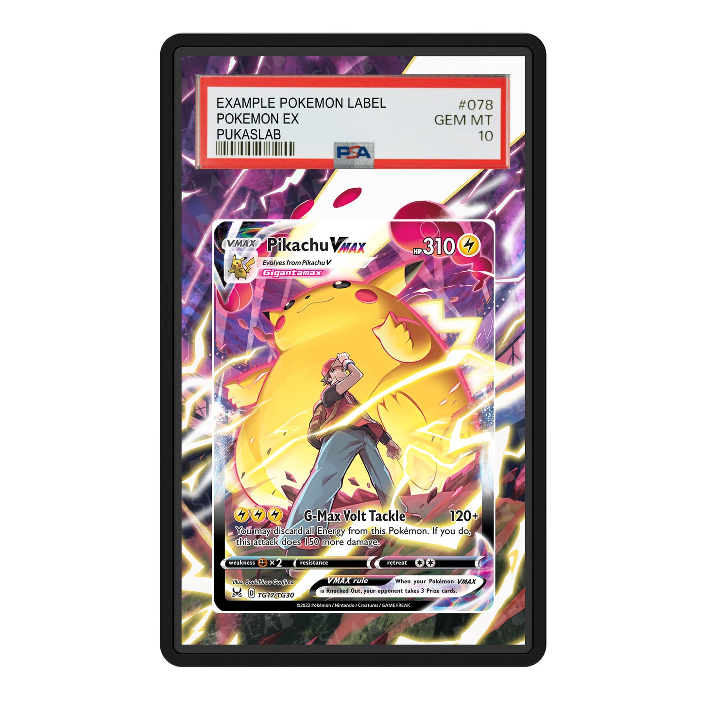 Pikachu VMAX TG17/TG30 Psa Slab Extended Art - Pukaslab