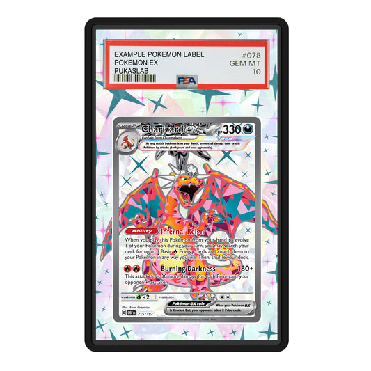 Charizard Ex 215/197 Psa Slab Extended Art - Pukaslab