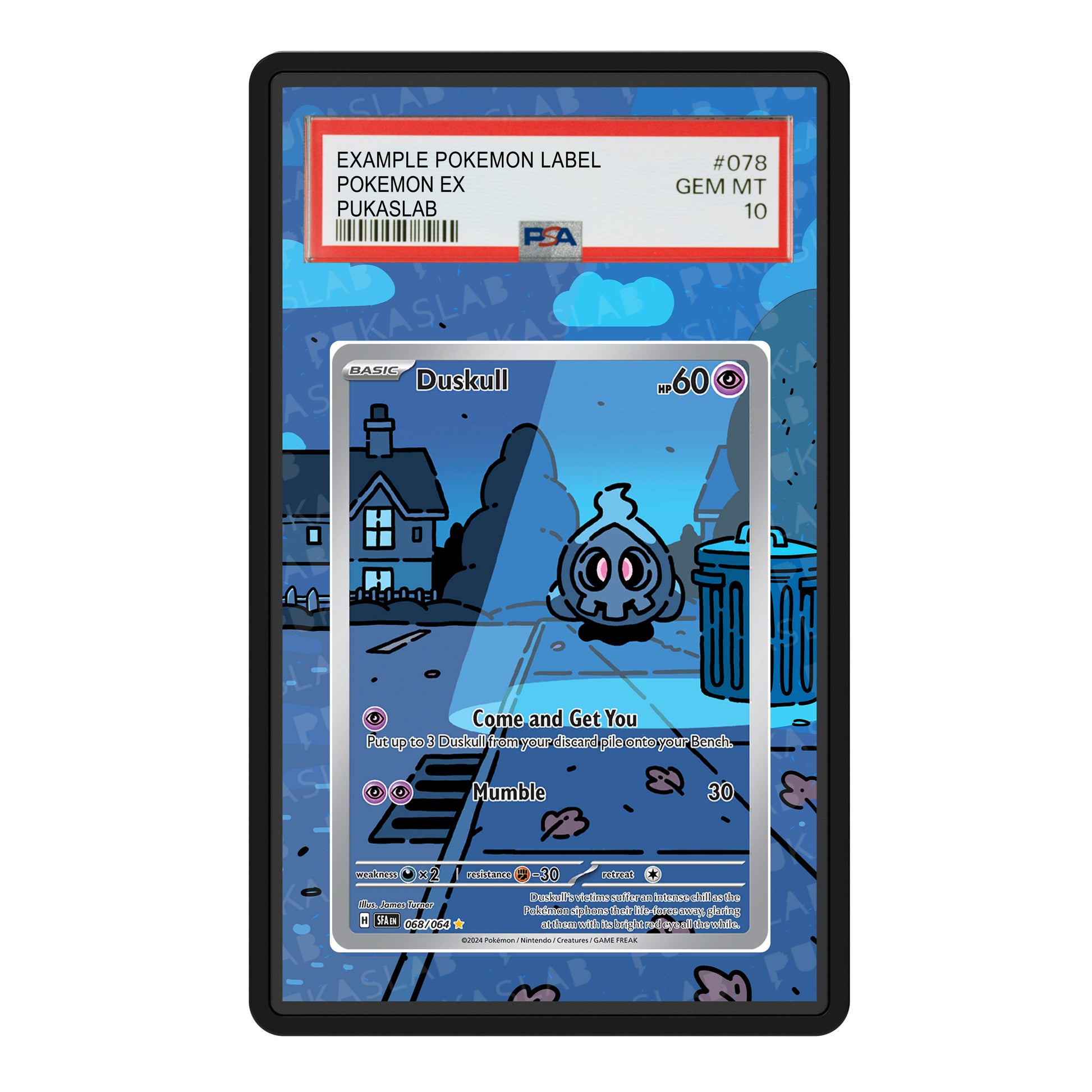 Duskull  068/064 Psa Slab Extended Art - Pukaslab