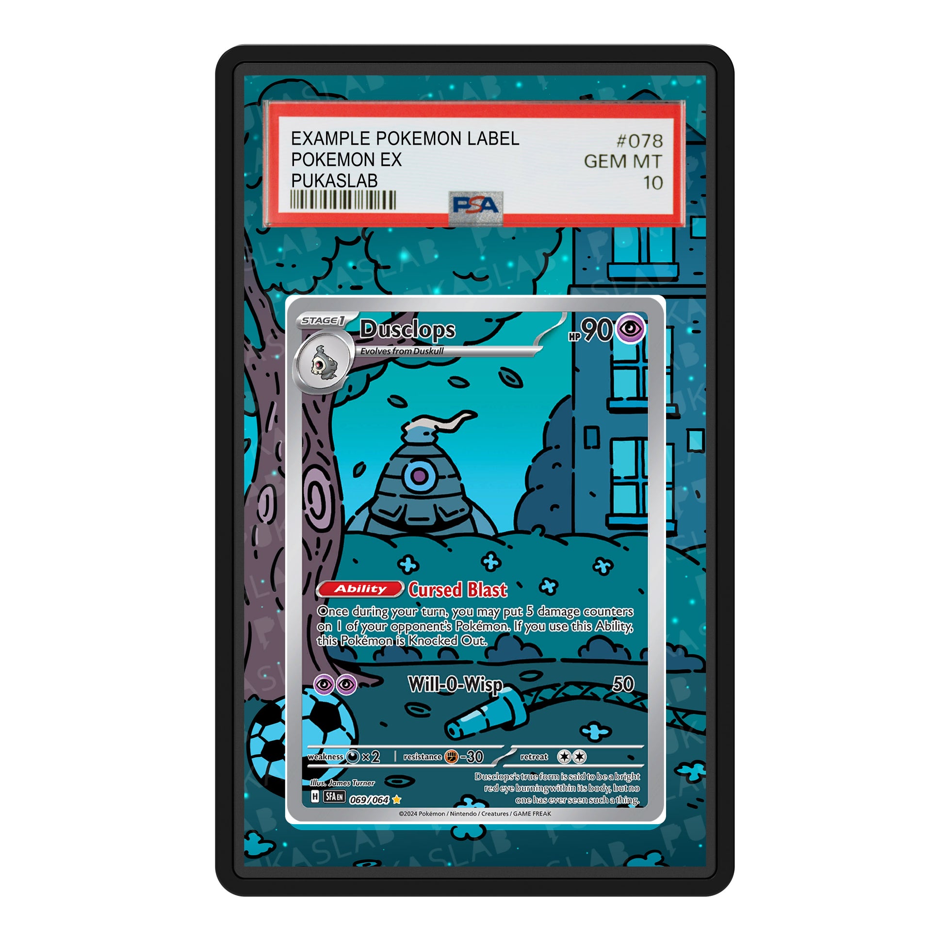Dusclops  069/064 Psa Slab Extended Art - Pukaslab