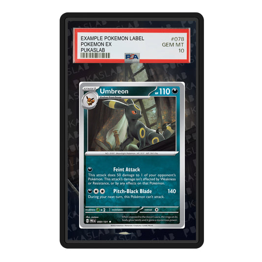 Umbreon 059/131 Psa Slab Extended Art - Pukaslab