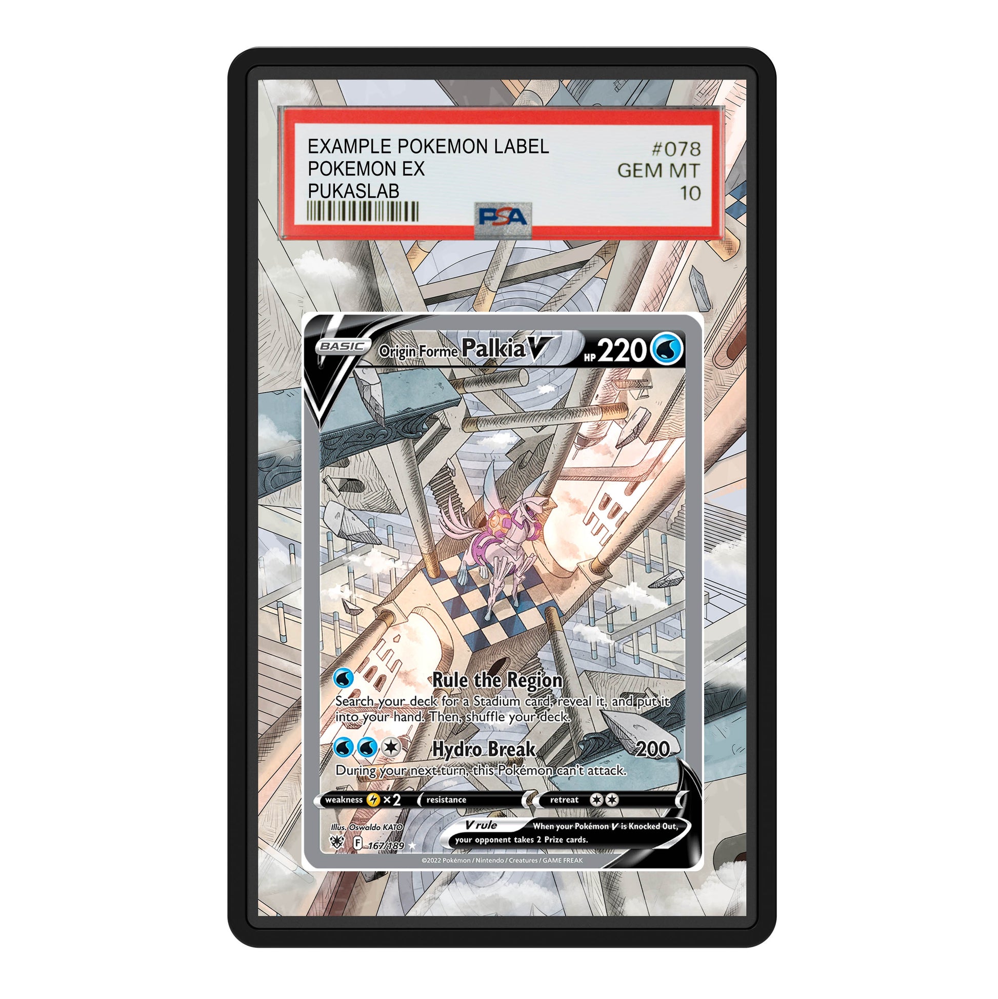 Origin Forme Palkia V 167/189 Psa Slab Extended Art - Pukaslab