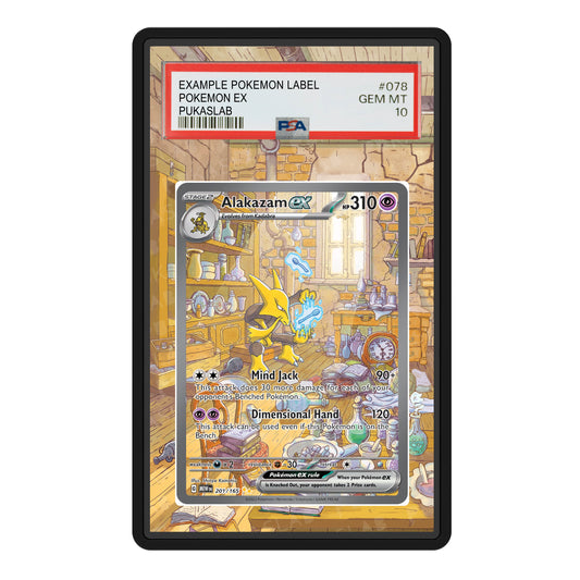 Alakazam 201/165 Psa Slab Extended Art - Pukaslab