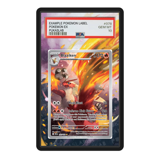 Blaziken  192/182 Psa Slab Extended Art - Pukaslab