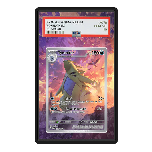 Tyranitar 222/193 Psa Slab Extended Art - Pukaslab