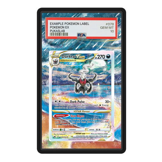 Darkrai Vstar GG50/GG70 Psa Slab Extended Art - Pukaslab