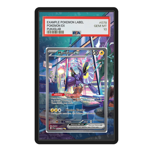 Miraidon Ex  244/198 Psa Slab Extended Art - Pukaslab
