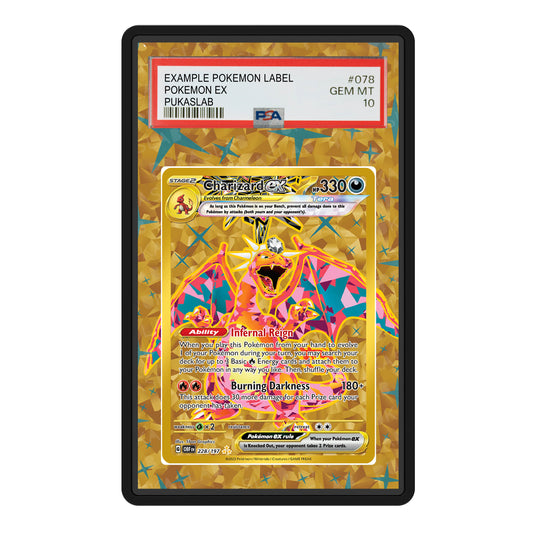 Charizard Ex 228/197 Psa Slab Extended Art - Pukaslab