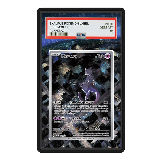 Mewtwo 52 Psa Slab Extended Art - Pukaslab