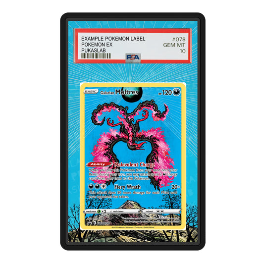 Moltres SWSH284 Psa Slab Extended Art - Pukaslab