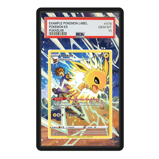 Jolteon TG04/TG30 Psa Slab Extended Art - Pukaslab