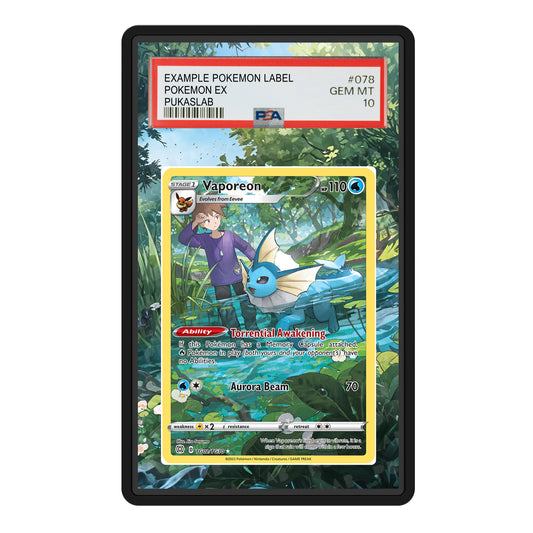 Vaporeon  TG02/TG30 Psa Slab Extended Art - Pukaslab