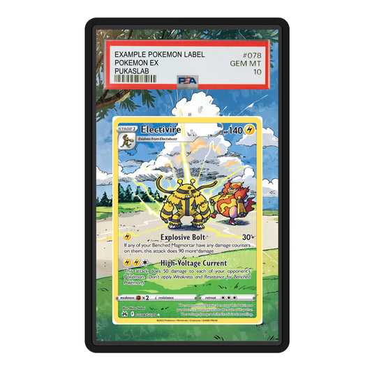 Electivire GG08/GG70 Psa Slab Extended Art - Pukaslab