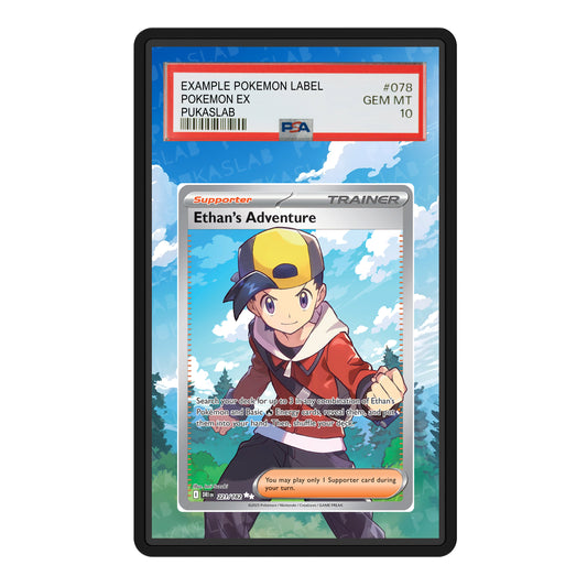 Ethan’s Adventure Trainer 221/182 Psa Slab Extended Art - Pukaslab