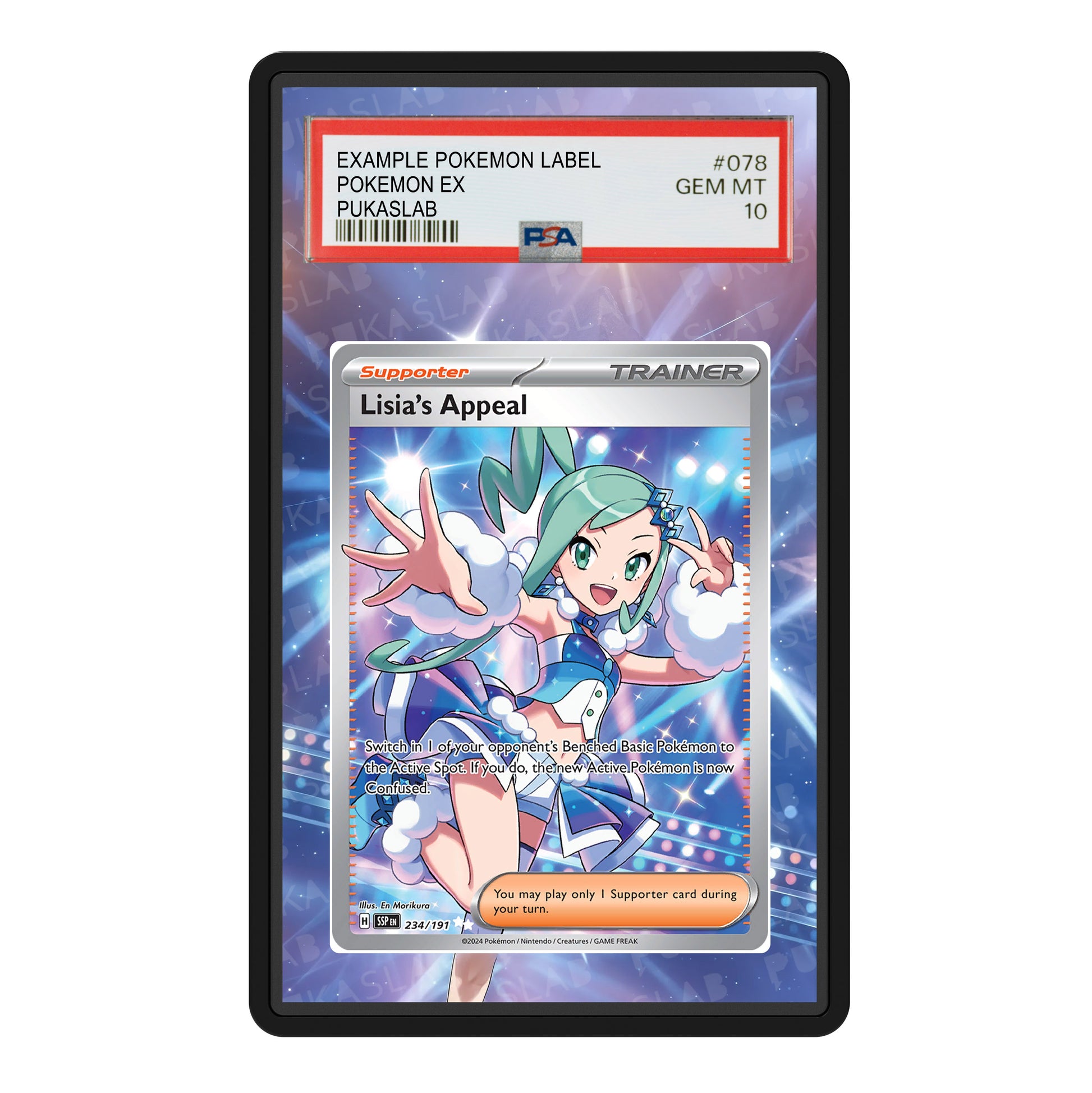 Lisia’s Appeal Trainer 234/191 Psa Slab Extended Art - Pukaslab