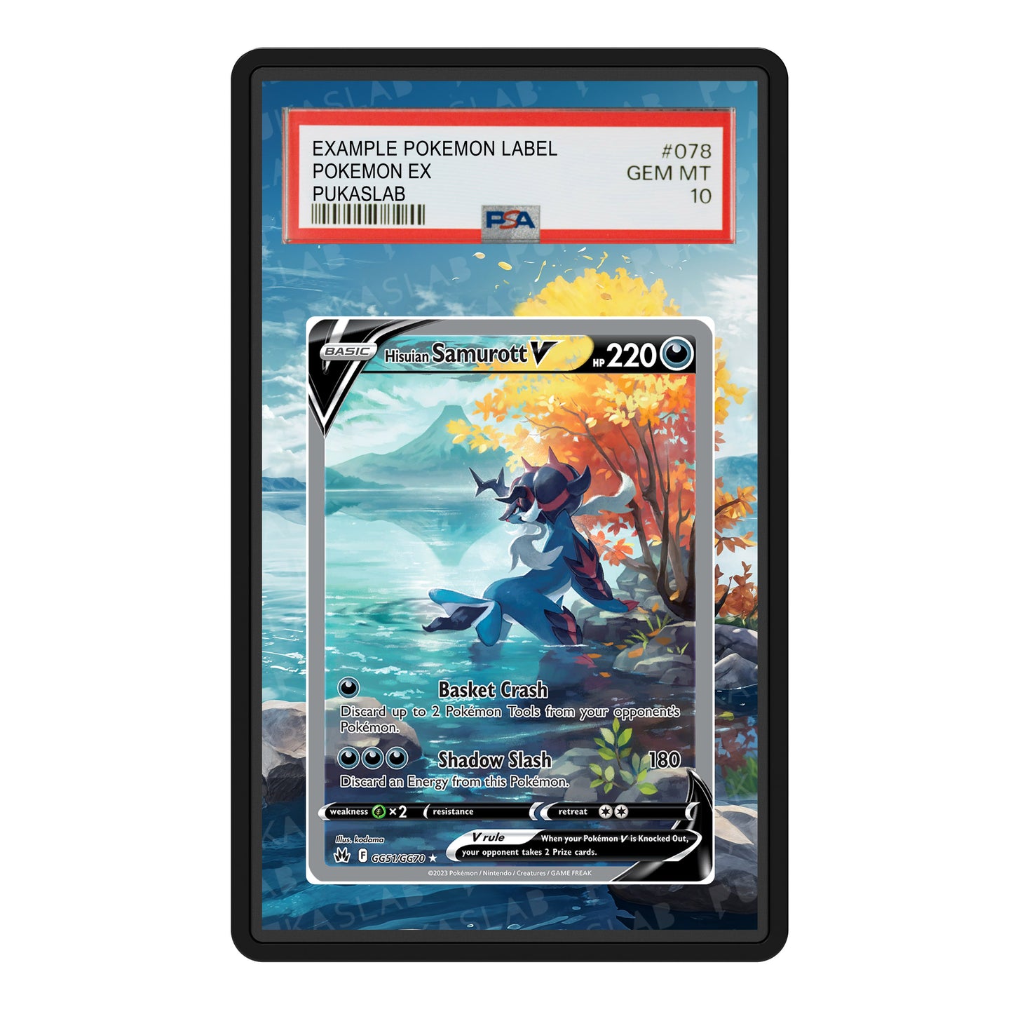 Samurott V GG51/GG70 Psa Slab Extended Art - Pukaslab