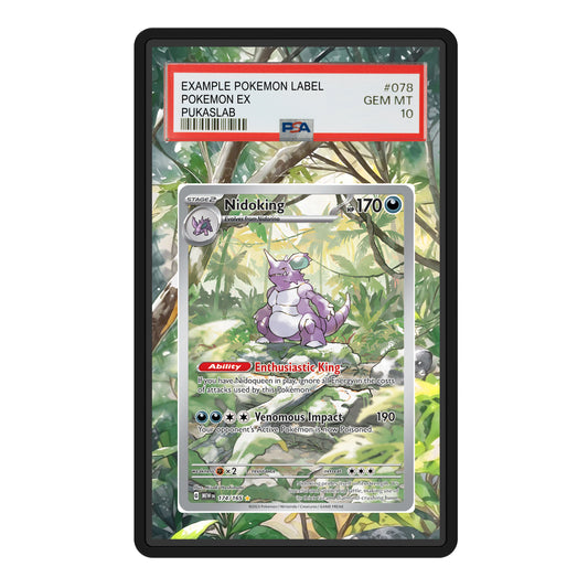 Nidoking 174/165 Psa Slab Extended Art - Pukaslab