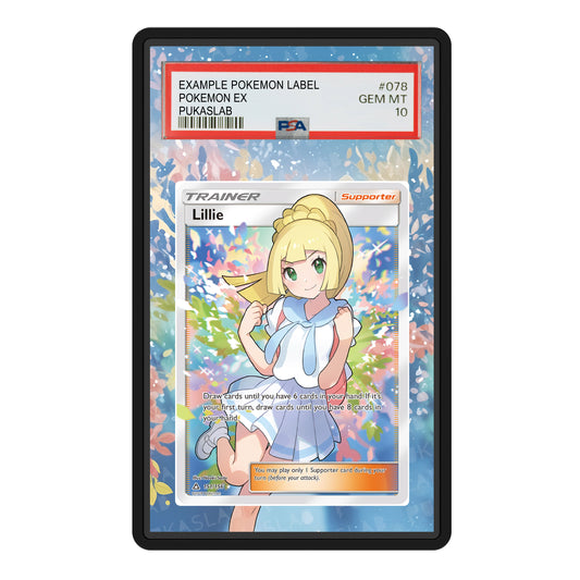 Lillie Trainer 151/156 Psa Slab Extended Art - Pukaslab