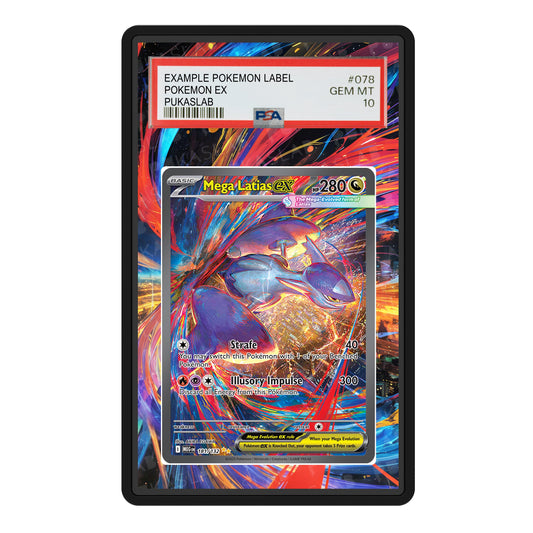 Mega Latias Ex 181/132 Psa Slab Extended Art - Pukaslab