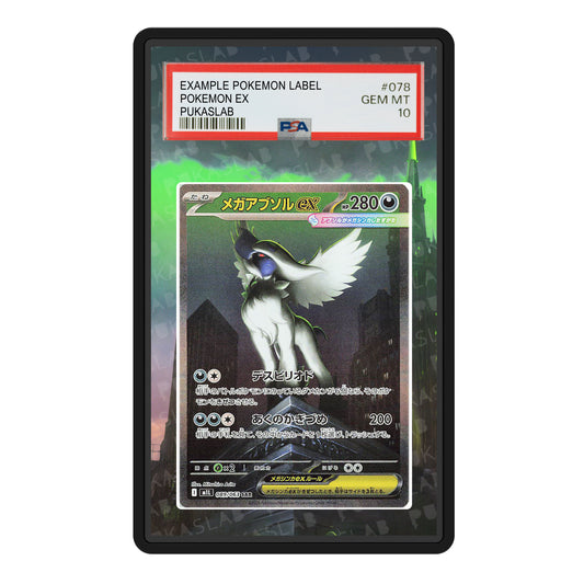 Mega Absol Ex 089/063 Psa Slab Extended Art - Pukaslab