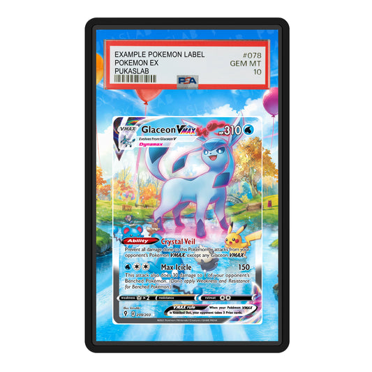 Glaceon Vmax 209/203 Psa Slab Extended Art - Pukaslab