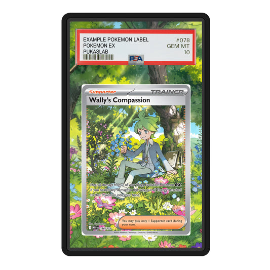 Wally 's Compassion Trainer 186/132 Psa Slab Extended Art - Pukaslab