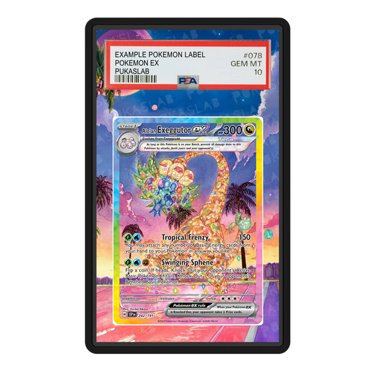Exeggutor Ex 242/191 Psa Slab Extended Art - Pukaslab