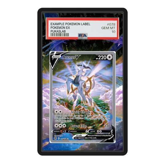 Arceus V 166/172 Psa Slab Extended Art - Pukaslab