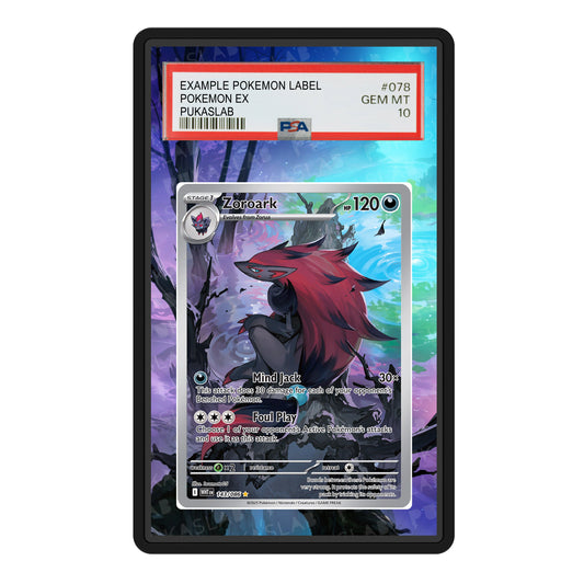 Zoroark 143/086 Psa Slab Extended Art - Pukaslab
