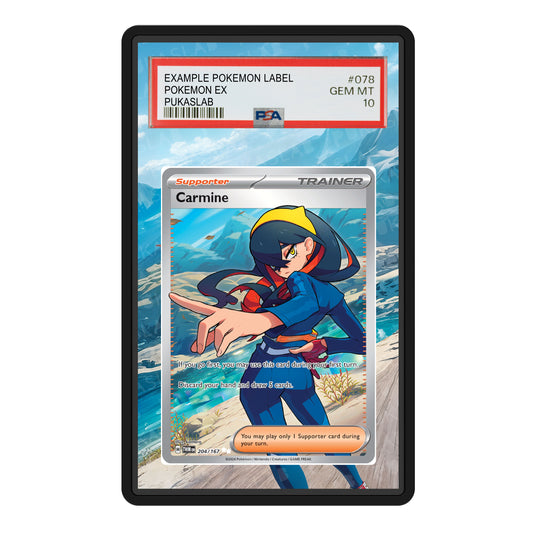 Carmine Trainer 204/167 Psa Slab Extended Art - Pukaslab