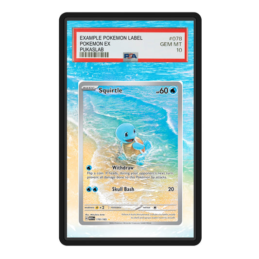 Squirtle 151 170/165 Psa Slab Extended Art - Pukaslab