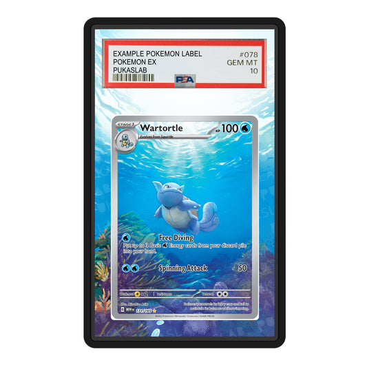 Wartortle 151 171/165 Psa Slab Extended Art - Pukaslab