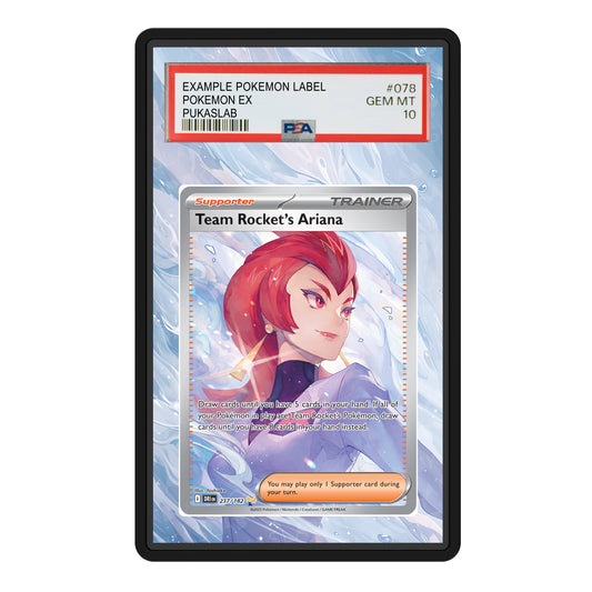 Team Rocket's Ariana Trainer 237/182 Psa Slab Extended Art - Pukaslab